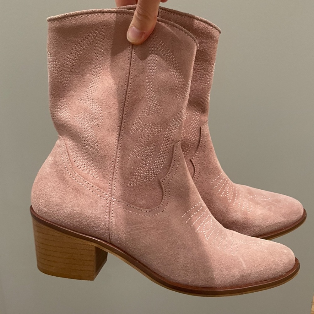 Urban Outfitters Leather Cowboy Boots